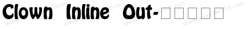 Clown Inline Out字体转换